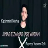 About Jinab E Zainab AS Wadan Song